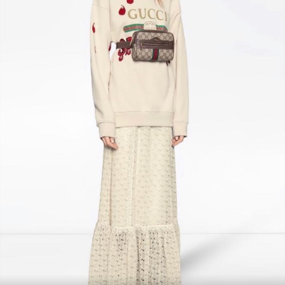 Gucci Ophidia Belt Bag GG Supreme Size 85 Belt - Picture 14 of 16